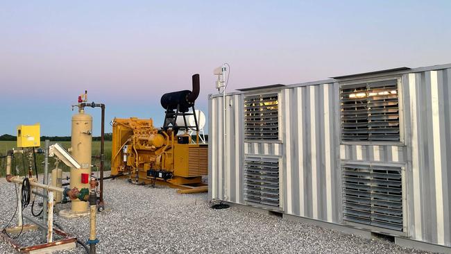 A bitcoin mining data centre in Texas. Picture: AFP