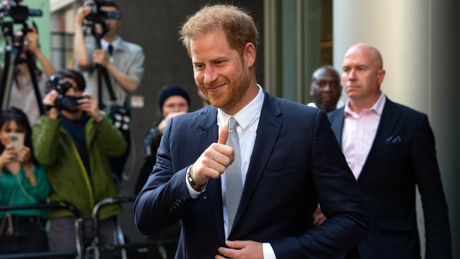 While the Duke of Sussex’s case against News Group Newspapers will go ahead, the judge threw out his claims of phone hacking by The Sun. Picture: Carl Court/Getty Images