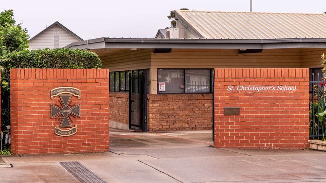 St Christopher's Catholic Primary was closed due to coronavirus fears. Picture: Monique Harmer.