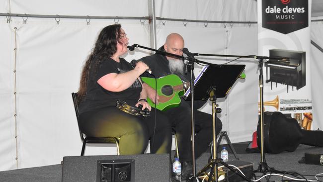 Trish and Dave Martin performing at the Warrnambool Show.