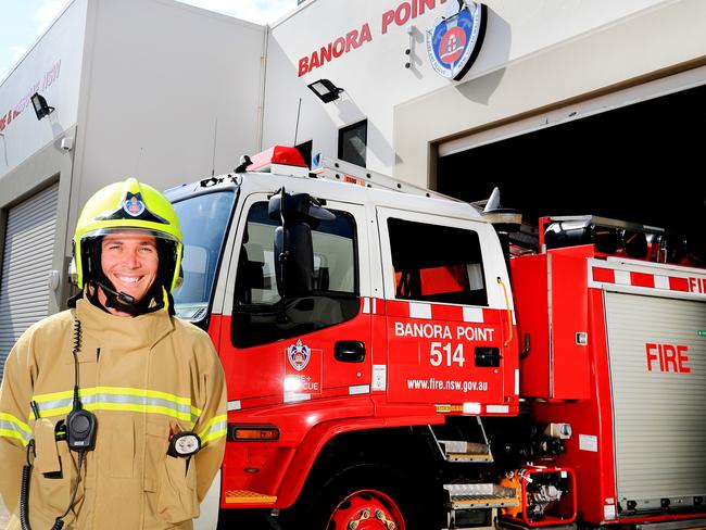 New Recruit to the Banora Point Fire and Rescue unit, Paul Walker