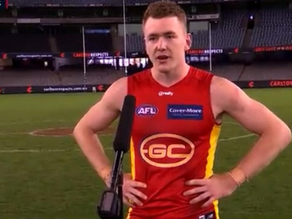 Jacob Townsend's interview after the Suns' win over Carlton.