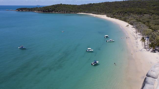 The gorgeous blue waters of Great Keppel Island.