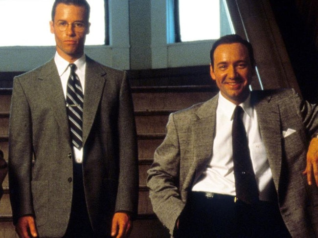 Guy Pearce and Kevin Spacey starred together in L.A. Confidential. Picture: Supplied.