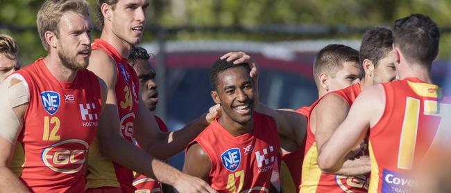 Gold Coast Suns Academy member Hewago Paul Oea. Picture: NEAFL/TJ YIELDS