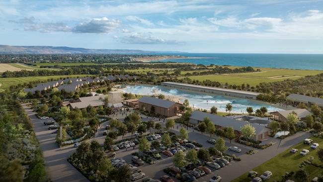 The Fleurieu Peninsula will soon be home to a world-class surf park and tourism destination. Picture: Supplied