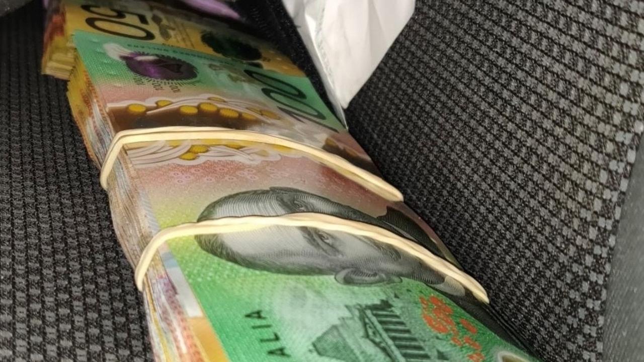 Police also found $11,470 in a vehicle. Picture: SA Police