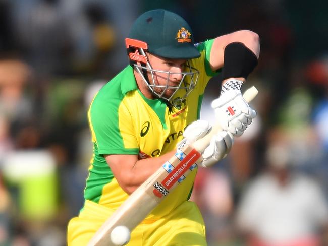 Clarke says Aaron Finch should stand down as ODI and T20 captain after the Twenty20 World Cup. Picture: Getty Images