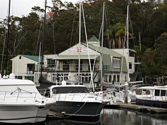 Mosman Rowers on the Centenary Drive waterfront.