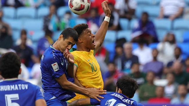 Kusini Yengi had his goal correctly ruled offside. Picture: AFP