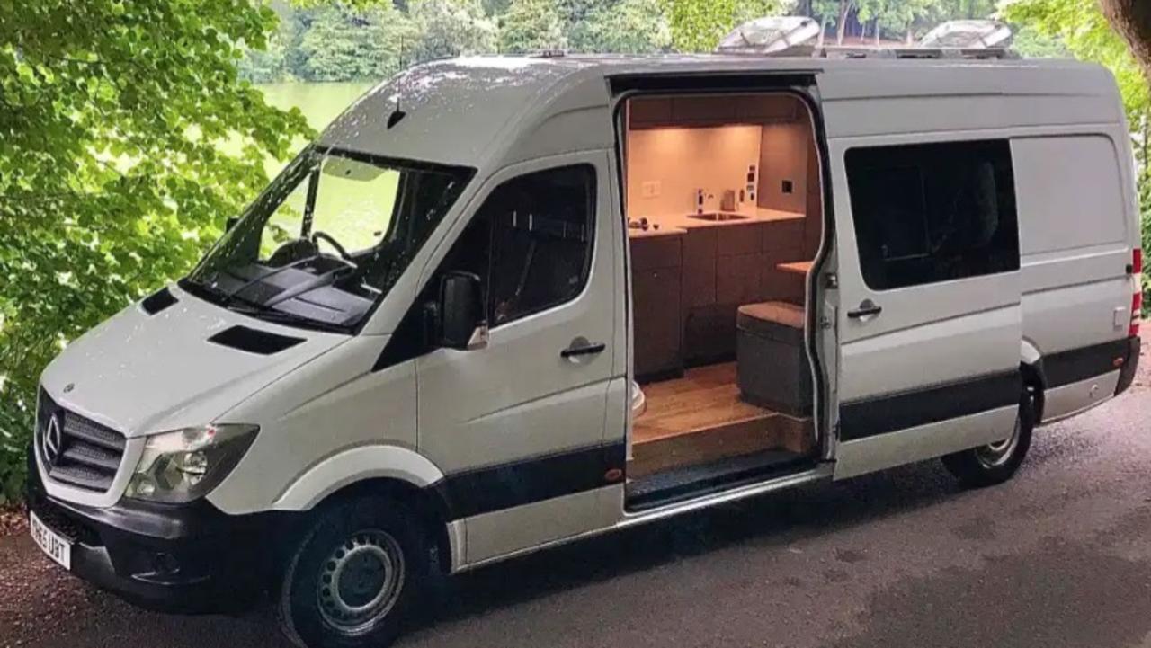 Darryl’s van form the outside. Picture: Triangle News