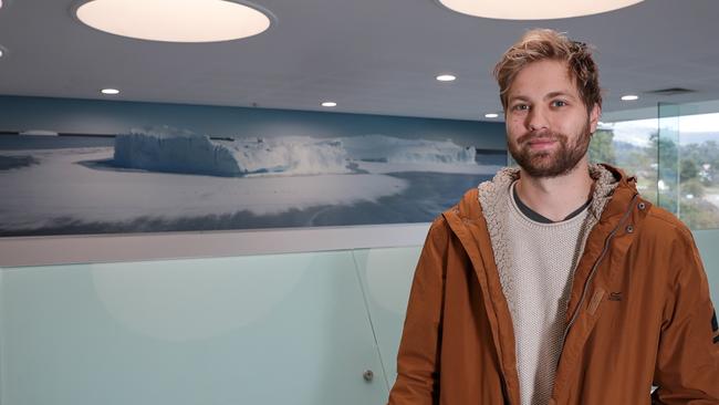 University of Tasmania and Institute of Marine and Antartic Studies PhD candidate Benjamin Viola is heading to Antartica to study seabirds for six months during the summer season. Photo : Mireille Merlet