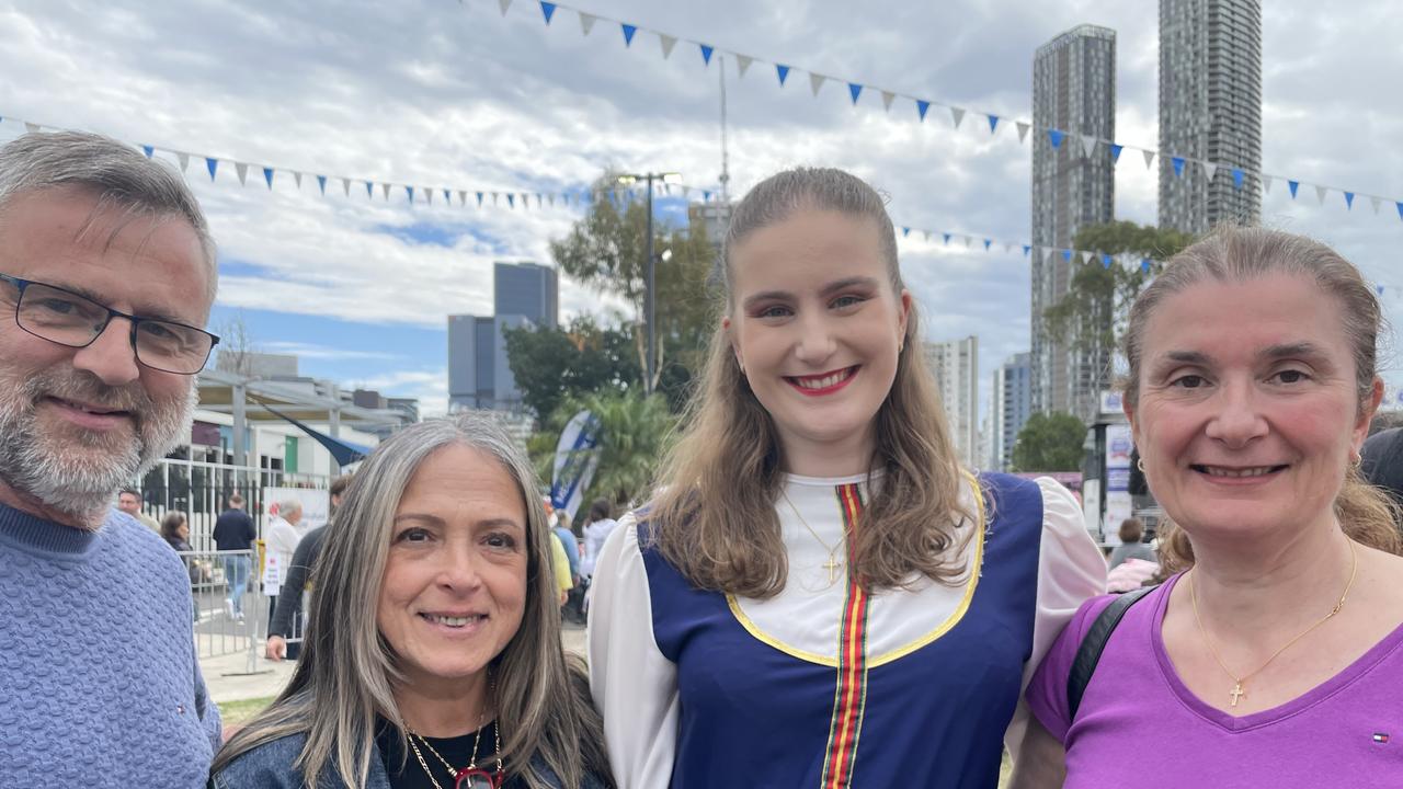 Sam, Marina, Katrina and Helen Danaskos.