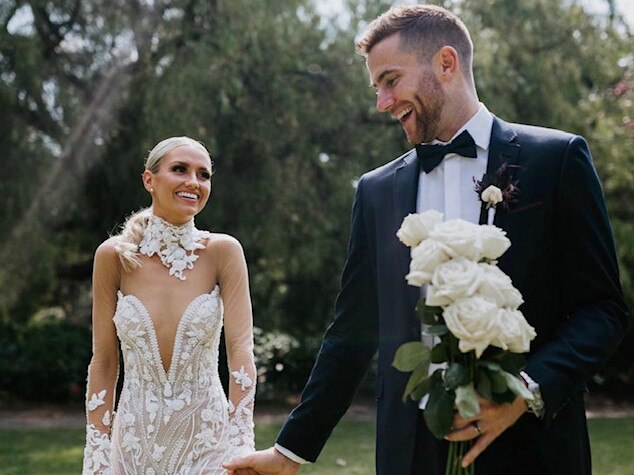 Kahlia Ashton marries Jeremy Howe. Picture: Instagram