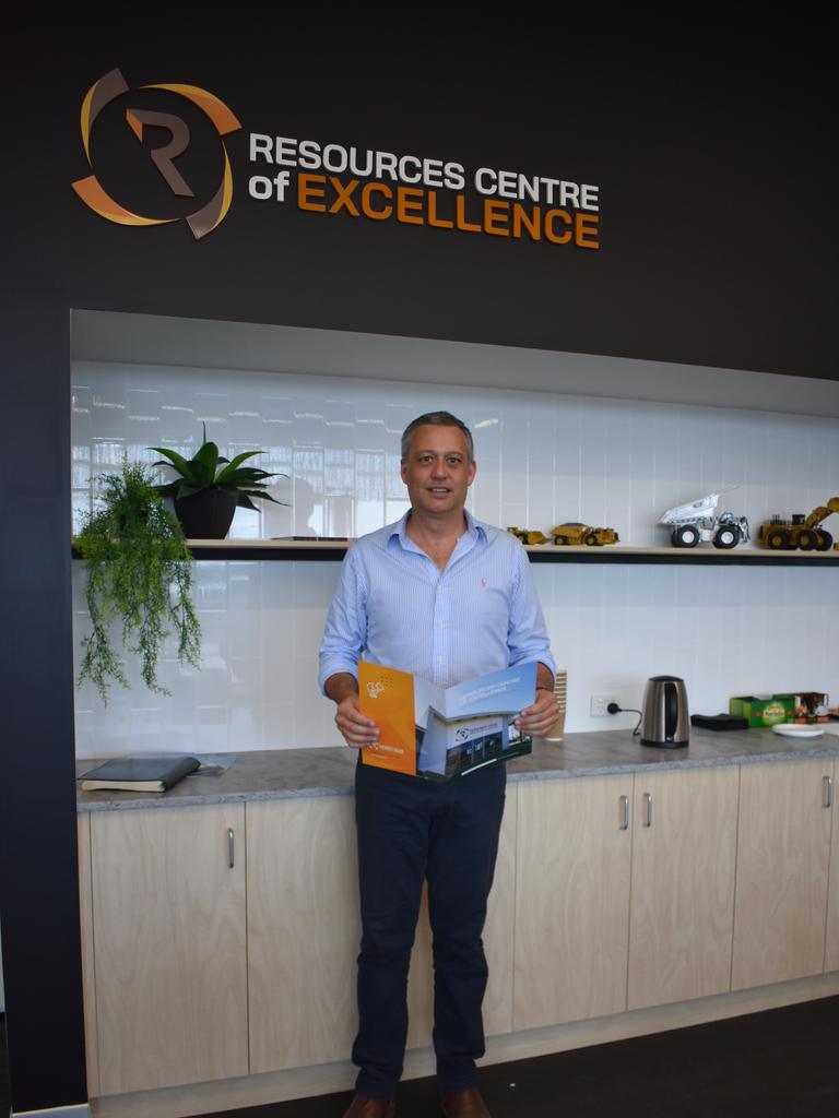 Resources Centre of Excellence general manager Steven Boxall at the open day. Picture: Melanie Whiting