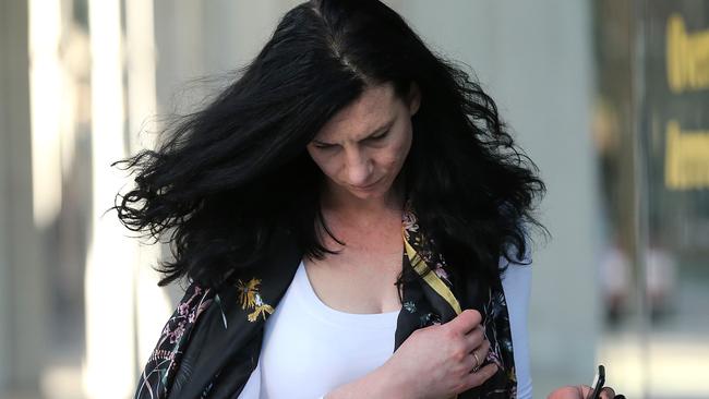 Suspended doctor Rebecca Jane Ianniello has pleaded guilty to possessing drugs. Picture: AAP/Jono Searle