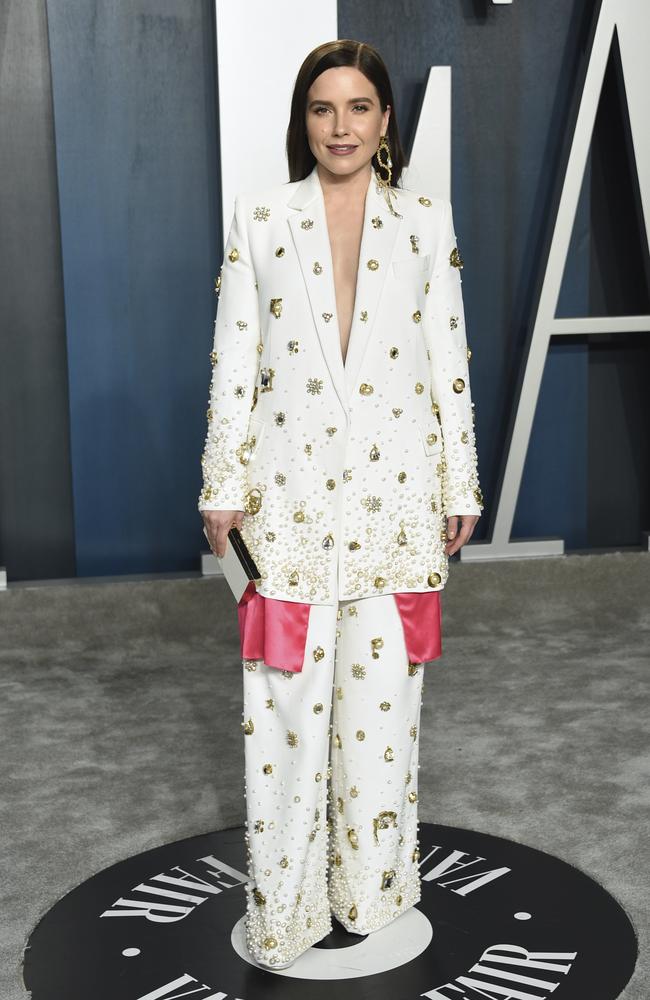 Sophia Bush arrives at the Vanity Fair Oscar Party on Sunday, Feb. 9, 2020, in Beverly Hills, Calif. (Photo by Evan Agostini/Invision/AP)