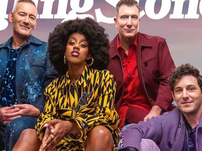 The Wiggles restyled for Rolling Stone cover