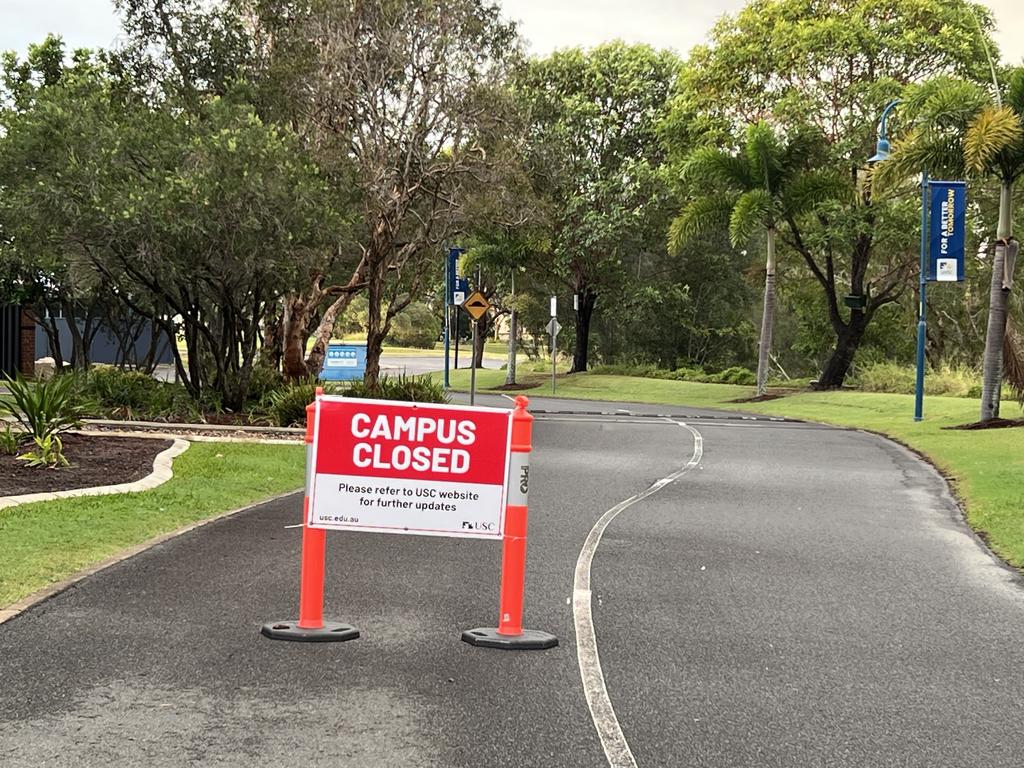 Flood damage across Hervey Bay.