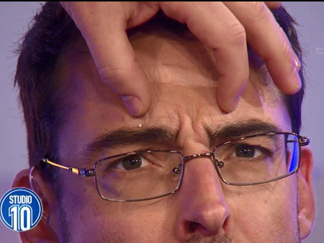 Joe’s frown lines.