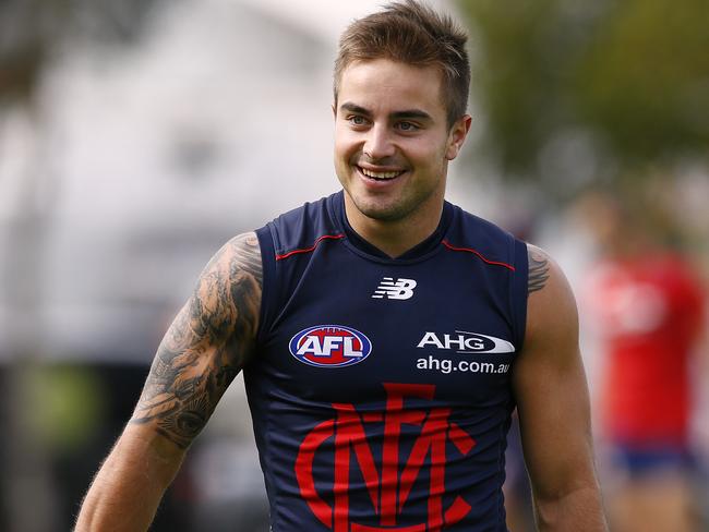 Ben Kennedy during his time at the Demons. The damaging star has been the best in the GSFL so far this year. Picture: Wayne Ludbey