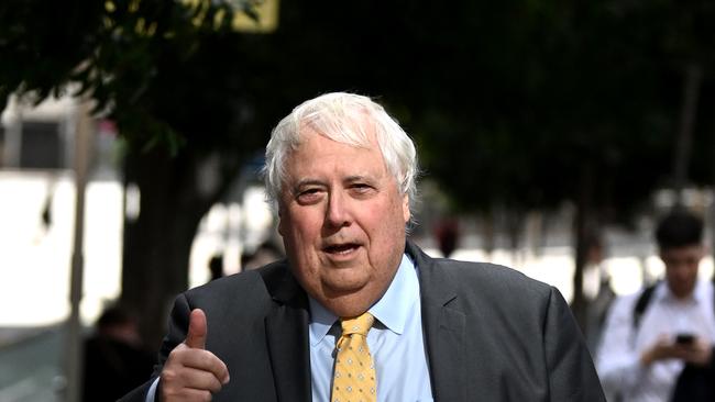 Clive Palmer’s lost his bid to delay criminal proceedings against him. Picture: NCA NewsWire / Dan Peled