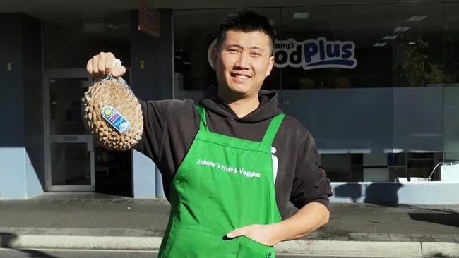 Yuejian ‘Johnny’ Xue outside his new Asian supermarket Johnny's Food Plus in Abbott Arcade, Bendigo. Picture: Contributed