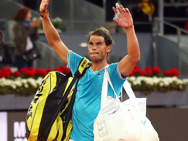 Rafael Nadal’s French Open favouritism is slipping. 