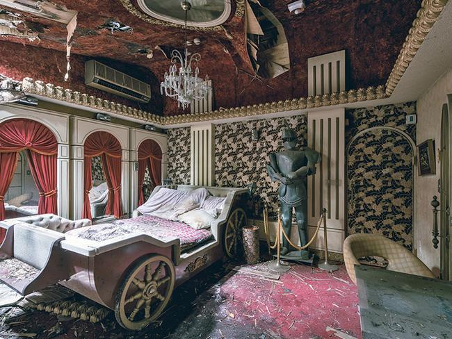 The quirky rooms were available to rent by the hour and were themed differently. (Picture: Bob Thissen/Caters)