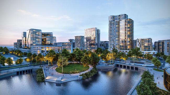 The SunCentral Maroochydore master planned city centre.