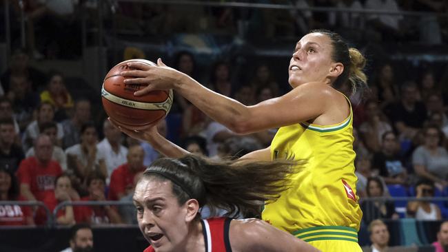 Opals star Steph Talbot netted 20 points in the season-opener  Pic: Andres Gutierrez