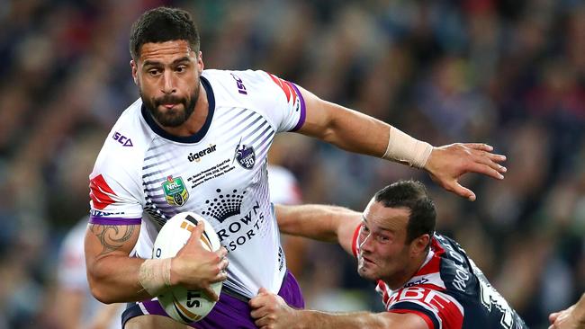 Jesse Bromwich is still the main man at prop for the Storm but he needs to recapture his best. Picture: Cameron Spencer