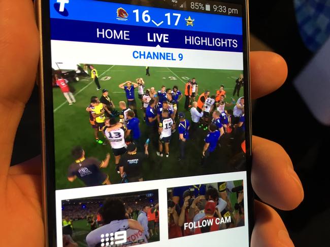 You could follow Jonathan Thurston, watch the Channel 9 feed or see the Spidercam.