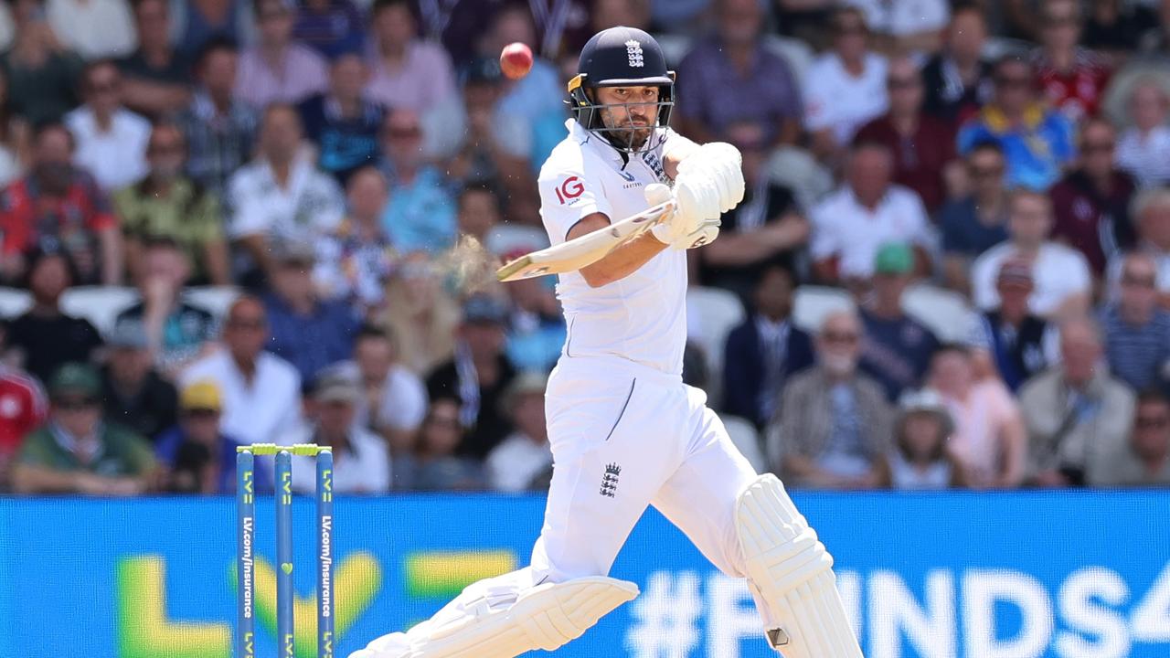 Mark Wood came out swinging with the bat. Picture: Getty Images