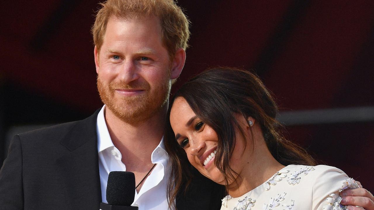 Prince Harry and Meghan Markle weren’t mentioned in the speech. Picture: Angela Weiss/AFP