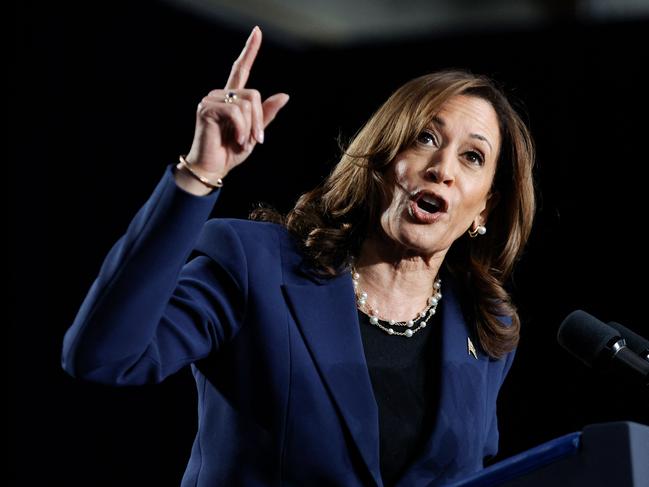 Despite seeming a woke nitwit now, Harris was tough on crime in California. Picture: AFP