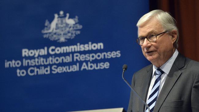 Chair of the Royal Commission into child abuse, Justice Peter McClellan. Picture: Jeremy Piper