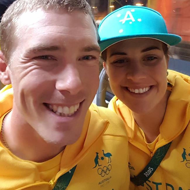 Rohan Dennis and Melissa Hoskins.