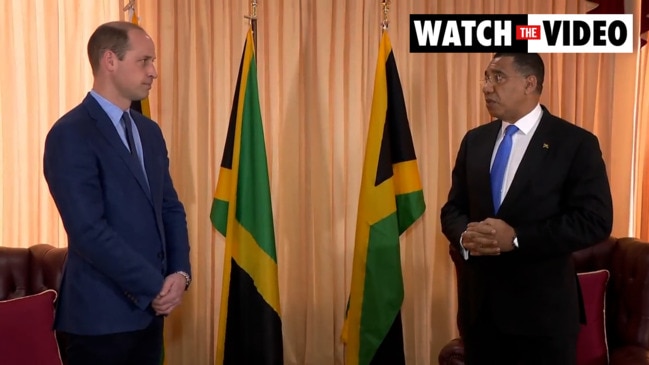 Jamaican PM's uncomfortable message for William, Kate