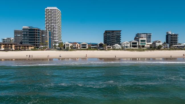 An artist impression of the view from the beach.