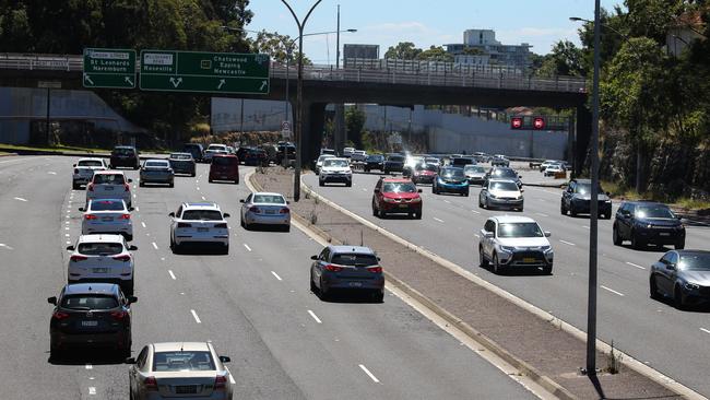 Toll revenue from the M4 motorway has soared by $53m. Picture: NCA NewsWire / Gaye Gerard