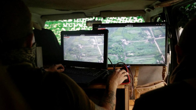 Ukrainians use drones to guide Russian soldiers wishing to surrender on the perilous journey to enemy lines. Picture: Reuters