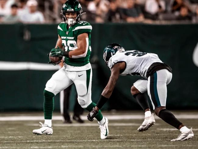 Valentine Holmes played his final pre-season match for the New York Jets. Picture: Supplied