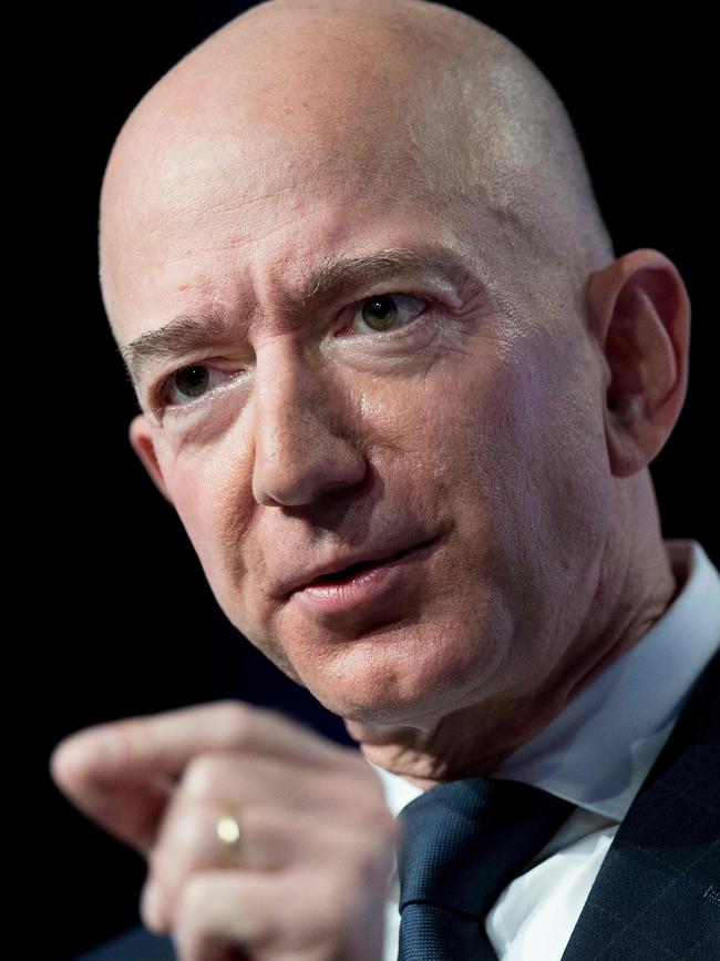 Amazon founder Jeff Bezos. Picture: AFP