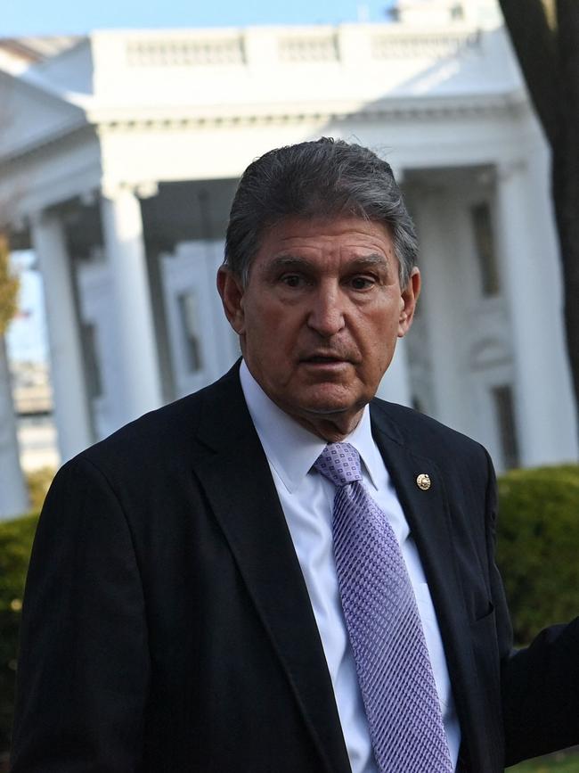 Joe Manchin. Picture: AFP