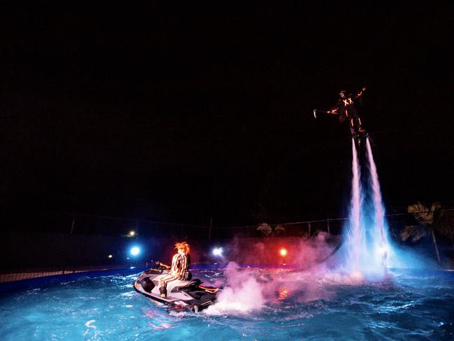 Jetpacks and jetskis in the pool. Picture: Supplied