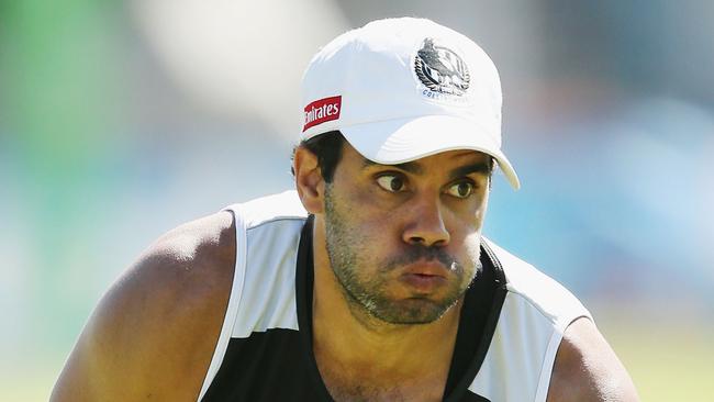 Daniel Wells at Pies training last week. Picture: Getty Images