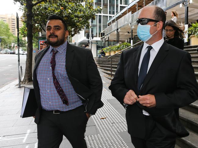 Gruber, right, is potentially facing 20 years in jail if convicted in the District Court. Picture: NCA NewsWire/Gaye Gerard