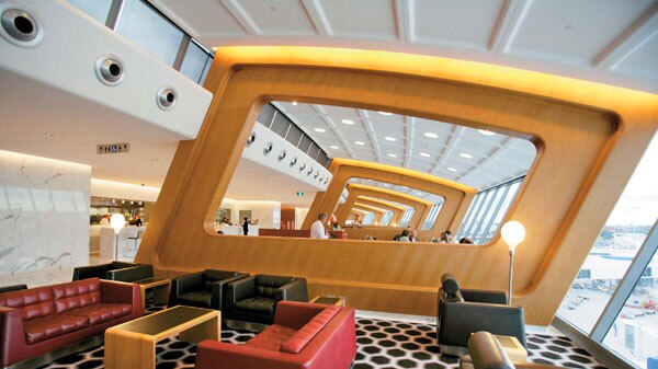 Qantas Chairman's Lounge at Sydney Airport.