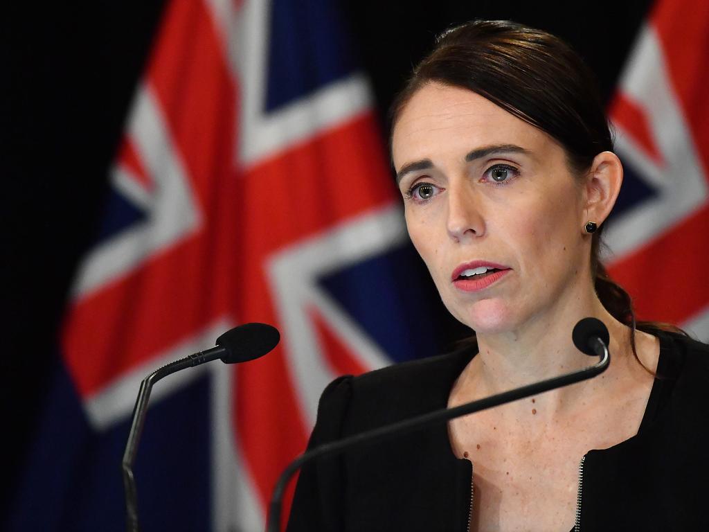 Prime Minister Jacinda Ardern won’t speak the accused killer’s name. Picture: Mark Tantrum/Getty Images